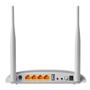 TP-LINK 300MBit/s WLAN N USB VDSL2 Modem Router Broadcom 802.11b/ g/ n 4 x FE LAN Ports 1 USB 2.0 Port Annex A (TD-W9970)