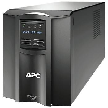 APC Smart-UPS 1000VA LCD - UPS - AC 120 V - 700 Watt - 1000 VA - USB - utgångskontakter: 8 - 0U - svart - med SmartConnect (SMT1000C)