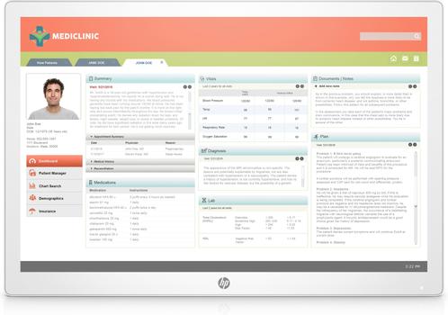 HP Healthcare Edition HC241p Clinical Review Privacy Monitor (3ME69AA#ABB)