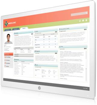 HP Healthcare Edition HC241p Clinical Review Privacy Monitor (3ME69AA#ABB)