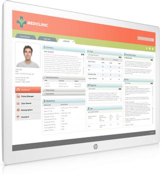 HP Healthcare Edition HC241p Clinical Review Privacy Monitor (3ME69AA#ABB)