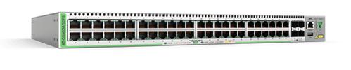 Allied Telesis ALLIED 48-port 10/ 100/ 1000T PoE+ 4-port 100/1000X SFP Gigabit Ethernet Managed switch 1 Fixed AC power supply EU Power Cord (AT-GS980M/52PS-50)