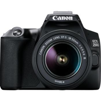 CANON EOS 250D KIT (18-55mm III), digital camera (black, incl. Canon lens) (3454C003)