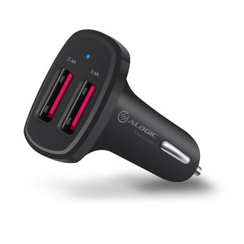 ALOGIC 2 Port Usb-A Car Charger  (VC2A24)
