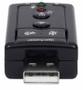 MANHATTAN Hi-Speed USB 2.0 - 3D 7.1 Sound Adapter schwarz (152341)