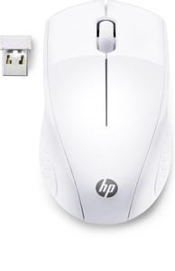 HP HP 220 - Mus - 3 knapper - trådløs - 2.4 GHz - trådløs modtager (USB) - snehvid - CTO - for OME (7KX12AA)