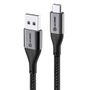 ALOGIC Ultra USB-A till USB-C kabel 3A/480Mbps - Rymdgrå