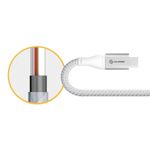 ALOGIC Ultra USB-C till USB-C kabel 5A/ 480Mbps 30 cm - Silver (ULCC2030-SLV)