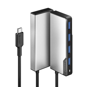 ALOGIC USB-C Fusion SWIFT 4-in-1 Hub ? Space Grey (UCFUUA-SGR)