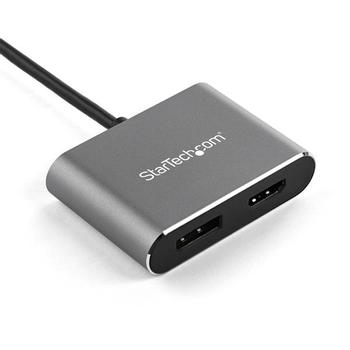 STARTECH USB C MULTIPORT VIDEO ADAPTER HDMI OR DISPLAYPORT HDR 4K 60 CABL (CDP2DPHD)