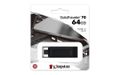 KINGSTON 64GB USB 3.2 DATATRAVELER 70 USB TYPE-C EXT (DT70/64GB)