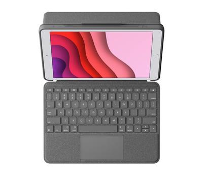 LOGITECH COMBO TOUCH F/ IPAD 7TH AND 8TH GENERATION GRAPHITE - UK - INTNL PERP (920-009629)