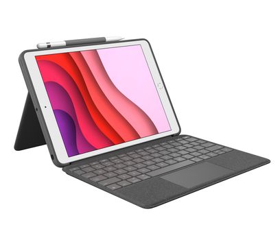 LOGITECH Combo Touch iPad 7th+8th gen Graphite FR (920-009625)