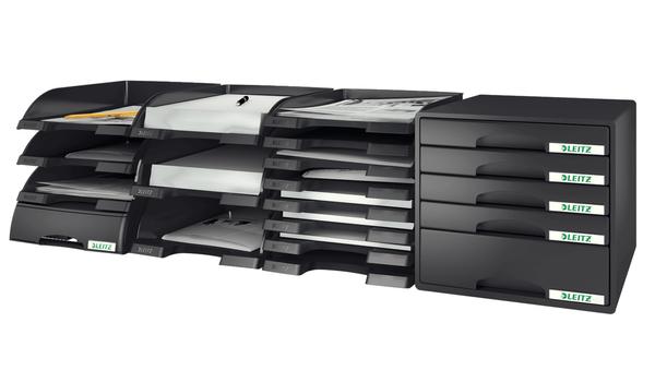 LEITZ Letter tray Plus Black (5227-20-95*10)