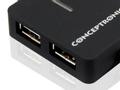 CONCEPTRONIC C4PUSB2 4 port USB 2.0 Travel Hub (C4PUSB2)