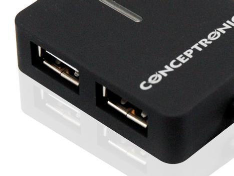 CONCEPTRONIC C4PUSB2 4 port USB 2.0 Travel Hub (C4PUSB2)