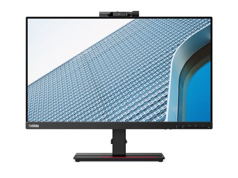 LENOVO ThinkVision T24v-20 - LED monitor - 23.8" - 1920 x 1080 Full HD (1080p) @ 60 Hz - IPS - 250 cd/m² - 1000:1 - 4 ms - HDMI, VGA, DisplayPort - speakers - raven black (61FCMAT6UK)