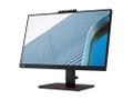 LENOVO ThinkVision T24v-20 - LED-skärm - 23.8" - 1920 x 1080 Full HD (1080p) @ 60 Hz - IPS - 250 cd/m² - 1000:1 - 4 ms - HDMI, VGA, DisplayPort - högtalare - korpsvart (61FCMAR6EU)