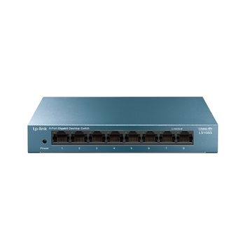 TP-LINK LS108G LiteWave 8-Port Gigabit Desktop Switch, 8 Gigabit RJ45 Ports (LS108G)