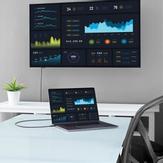 StarTech 6ft (2m) USB C to HDMI Cable, 4K 60Hz USB Type C to HDMI 2.0 Video Adapter Cable, Thunderbolt 3 Compatible,  Laptop to HDMI Monitor/ Display,  DP 1.2 Alt Mode HBR2 Cable, Black - 4K USB-C Video Cable (CD (CDP2HD2MBNL)