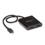 STARTECH USB-C to HDMI Multi-Monitor Splitter - 2-Port MST Hub (MSTCDP122HD)