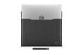 DELL Premier Sleeve 17 - Notebook sleeve - 17" - black leather magnetic snap with heather grey outer - for Precision 5750, XPS 17 9700, 17 9710