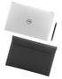 DELL Premier Sleeve 17 - Notebook sleeve - 17" - black leather magnetic snap with heather grey outer - for Precision 5750, XPS 17 9700, 17 9710 (PE1721V)