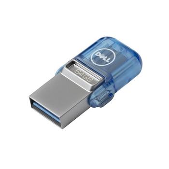DELL l Combo - USB flash drive - 64 GB - USB 3.0 / USB-C - for Latitude 5320, 5520, OptiPlex 3090, Precision 7560, 7760, XPS 13 9310 (AB135418)