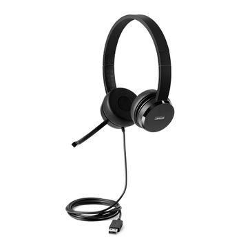 LENOVO 100 - Headset - On-Ear - kabelgebunden - USB - Schwarz (4XD0X88524)