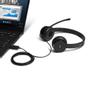 LENOVO o 100 - Headset - on-ear - wired - USB - black - for IdeaPad S340-14, ThinkCentre M80s Gen 3, M90a Gen 3, M90a Pro Gen 3, M90t Gen 3, V15 IML (4XD0X88524)