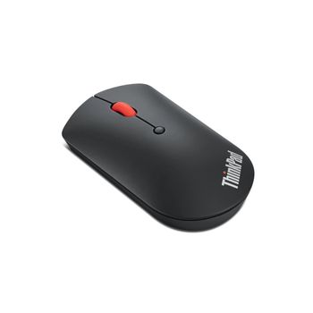 LENOVO o ThinkPad Silent - Mouse - right and left-handed - blue optical - 3 buttons - wireless - Bluetooth 5.0 - black - retail (4Y50X88822)