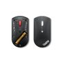 LENOVO o ThinkPad Silent - Mouse - right and left-handed - blue optical - 3 buttons - wireless - Bluetooth 5.0 - black - retail (4Y50X88822)