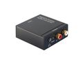 DYNAVOX Mini-DAC 192 kHz, 24 Bit inkl strømforsyning Digital-til-analog konverter, optisk digitalkabel inkludert