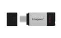 KINGSTON DataTraveler 80 - USB flash drive - 64 GB - USB 3.2 Gen 1 / USB-C (DT80/64GB)