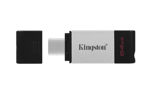 KINGSTON DataTraveler 80 - USB flash drive - 64 GB - USB  Gen 1 / USB-C  | Synigo