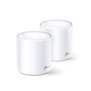 TP-LINK Deco X20 V2 - Wi-Fi system (2 routers) - up to 370 sq.m - mesh - GigE - 802.11a/b/g/n/ac/ax - Dual Band