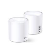 TP-Link Deco X20 V2 - Wi-Fi system (2 routers) - up to 370 sq.m - mesh - GigE - 802.11a/ b/ g/ n/ ac/ ax - Dual Band (DECO X20(2-PACK))