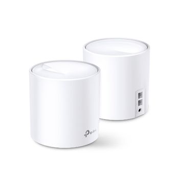 TP-LINK Deco X20 V2 - Wi-Fi system (2 routers) - up to 370 sq.m - mesh - GigE - 802.11a/ b/ g/ n/ ac/ ax - Dual Band (DECO X20(2-PACK))