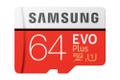 SAMSUNG EVO Plus 64GB microSD with 