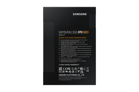 Samsung 870 QVO 4TB SSD 2.5" SATA 6Gb/s (MZ-77Q4T0BW)