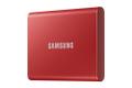 SAMSUNG 2TB T7 USB C Portable Red External Solid State Drive (MU-PC2T0R/WW)