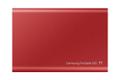 SAMSUNG 2TB T7 USB C Portable Red External Solid State Drive (MU-PC2T0R/WW)