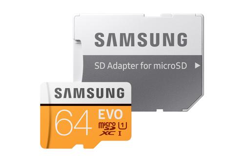 SAMSUNG Evo 64 Gb Microsdxc Uhs-I  (MB-MP64HA/EU)