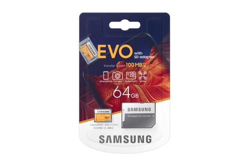 SAMSUNG Evo 64 Gb Microsdxc Uhs-I  (MB-MP64HA/EU)