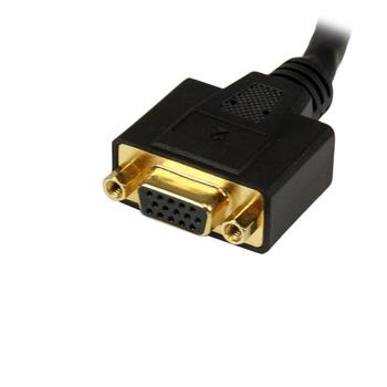 STARTECH Wyse Compatible DVI Splitter Cable - DVI-I to DVI-D and VGA - M/F - 8 in. (DVI92030202L)
