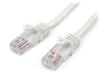 STARTECH "Cat5e Patch Cable with Snagless RJ45 Connectors - 1m, White"	 (45PAT1MWH)