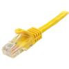 STARTECH "Cat5e Ethernet Patch Cable with Snagless RJ45 Connectors - 5 m, Yellow"	 (45PAT5MYL)