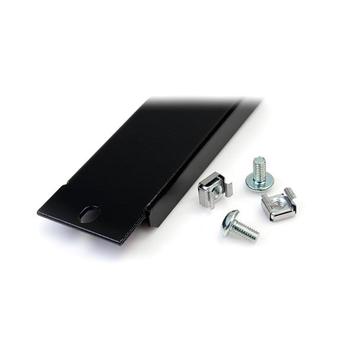 StarTech 1U Blanking Panel - Metal Rack Mount Filler Panel - for 19in Server Rack Enclosure or Cabinet - Steel - Black (BLANKB1) - tomt panel - 1U (BLANKB1)