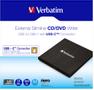 VERBATIM Slank ekstern CD/ DVD-brænder med USB-C-forbindelse (43886)
