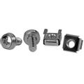 50 Pkg M6 Mounting Screws and Cage Nuts for Server Rack Cabinet